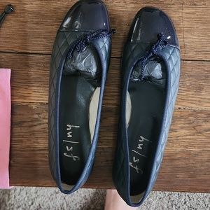 FS/NY  Navy Patent/Lea shoes